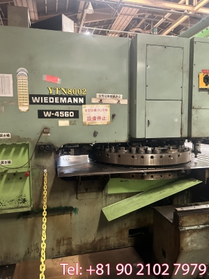 CNC TURRET PUNCH PRESS WIEDEMANN W-4560